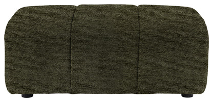 Gallery Direct Como Footstool in Mikah Basil upholstery, product view