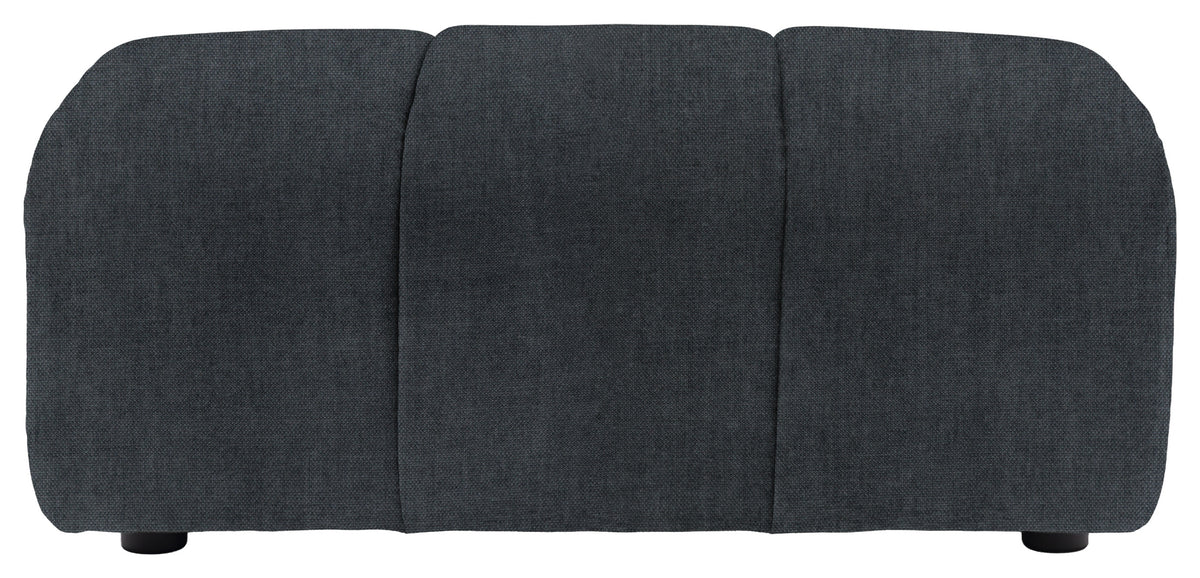 Gallery Direct Como Footstool in Verona Azure upholstery, product view