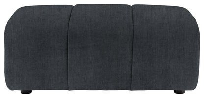 Gallery Direct Como Footstool in Verona Azure upholstery, product view