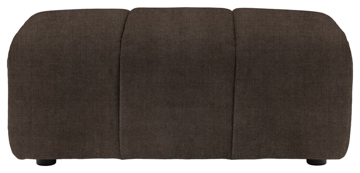 Gallery Direct Como Footstool in Verona Moody upholstery, product view