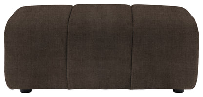 Gallery Direct Como Footstool in Verona Moody upholstery, product view
