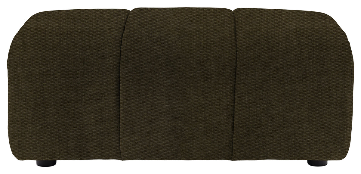 Gallery Direct Como Footstool in Verona Seaweed upholstery, product view