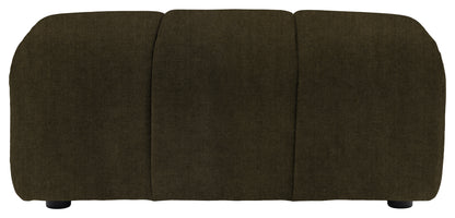 Gallery Direct Como Footstool in Verona Seaweed upholstery, product view