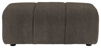 Gallery Direct Como Footstool in Verona Twilight upholstery, product view