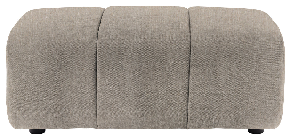 Gallery Direct Como Footstool in Willow Dusty upholstery, product view