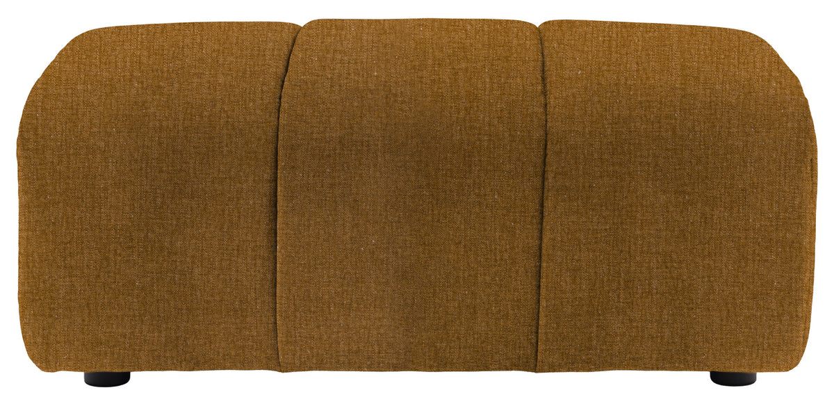 Gallery Direct Como Footstool in Willow Harvest upholstery, product view