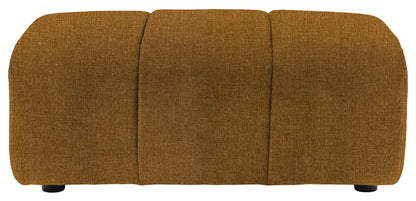 Gallery Direct Como Footstool in Willow Harvest upholstery, product view