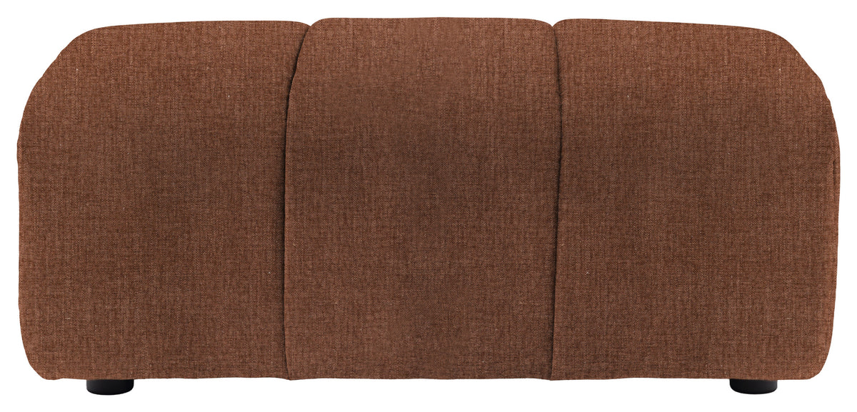 Gallery Direct Como Footstool in Willow Henna upholstery, product view