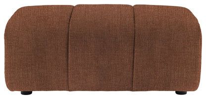 Gallery Direct Como Footstool in Willow Henna upholstery, product view