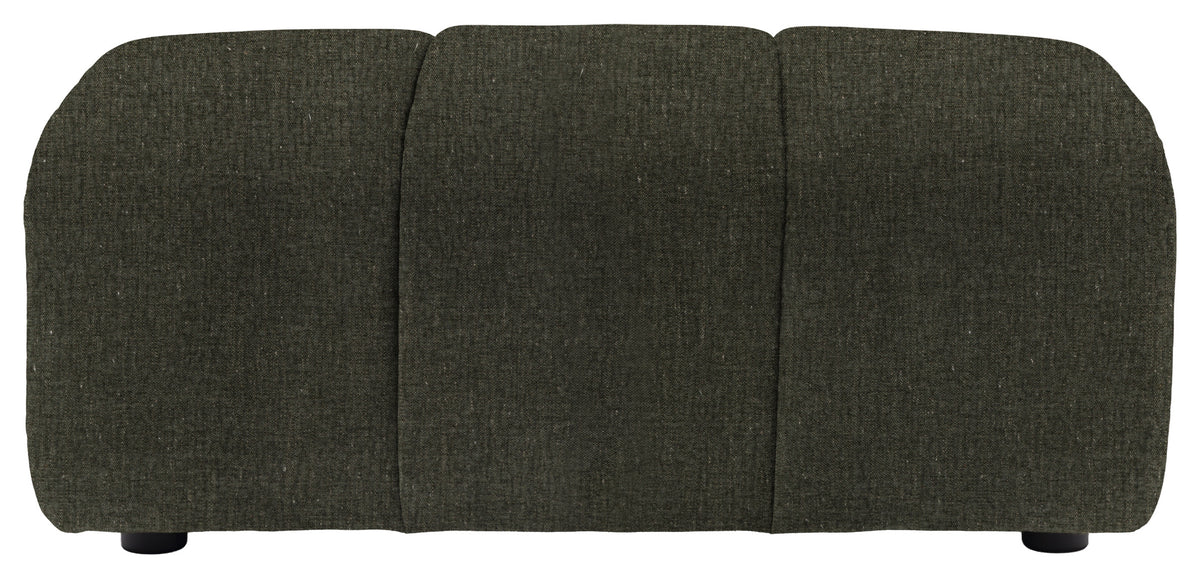 Gallery Direct Como Footstool in Willow Hunter upholstery, product view