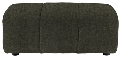 Gallery Direct Como Footstool in Willow Hunter upholstery, product view