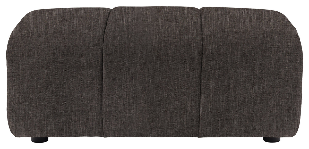 Gallery Direct Como Footstool in Willow Magnet upholstery, product view