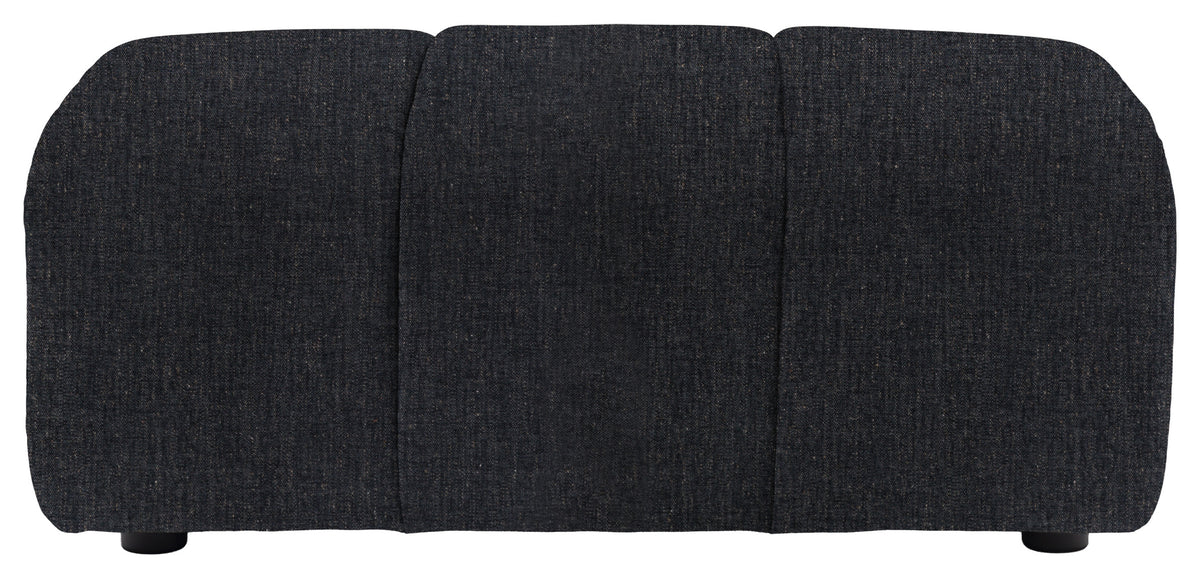 Gallery Direct Como Footstool in Willow Pacific upholstery, product view