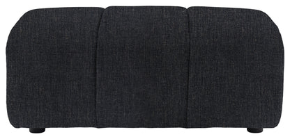 Gallery Direct Como Footstool in Willow Pacific upholstery, product view