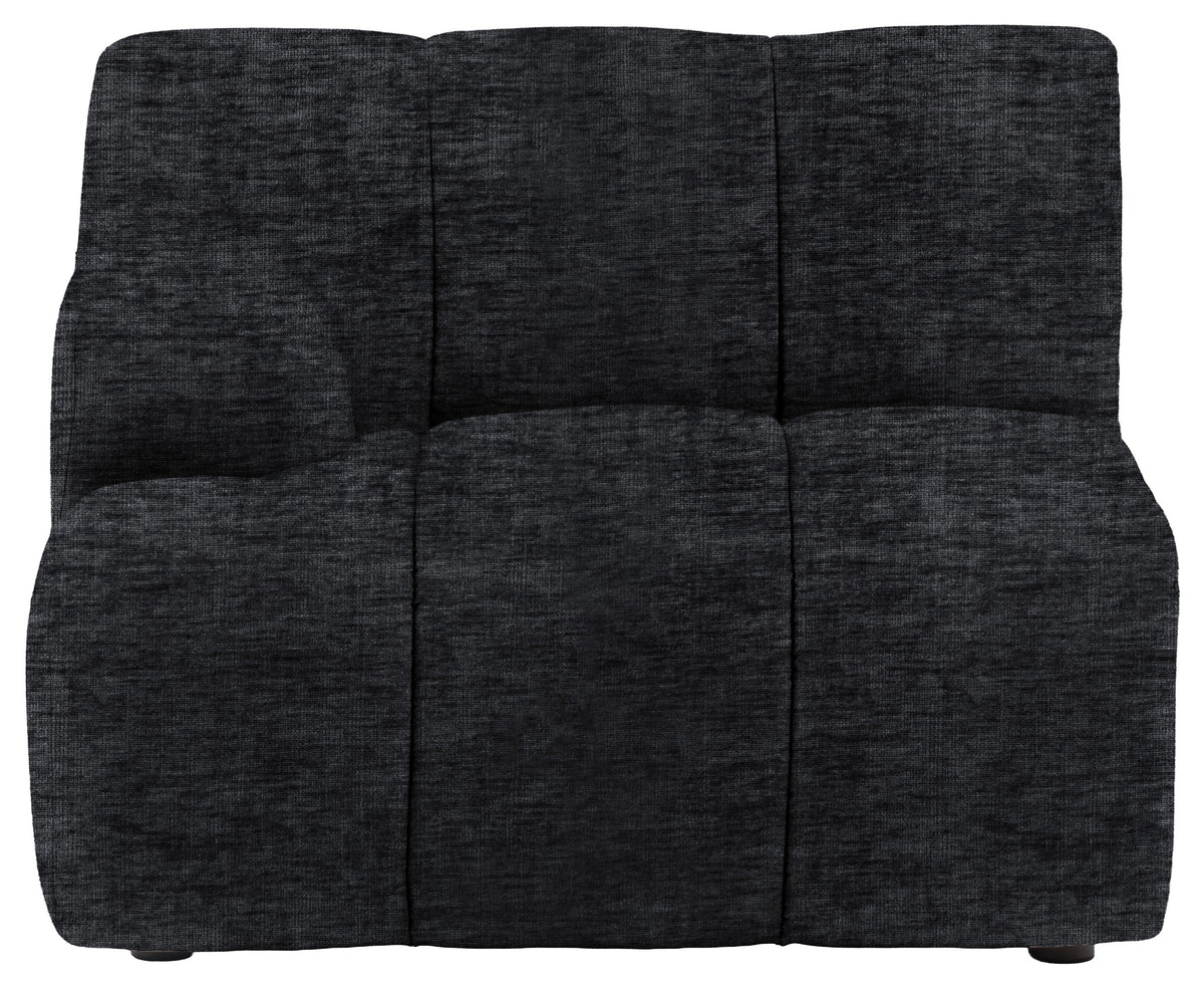 Gallery Direct Como LH Arm Module in Celine Battleship upholstery, product view