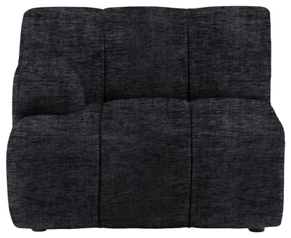 Gallery Direct Como LH Arm Module in Celine Battleship upholstery, product view