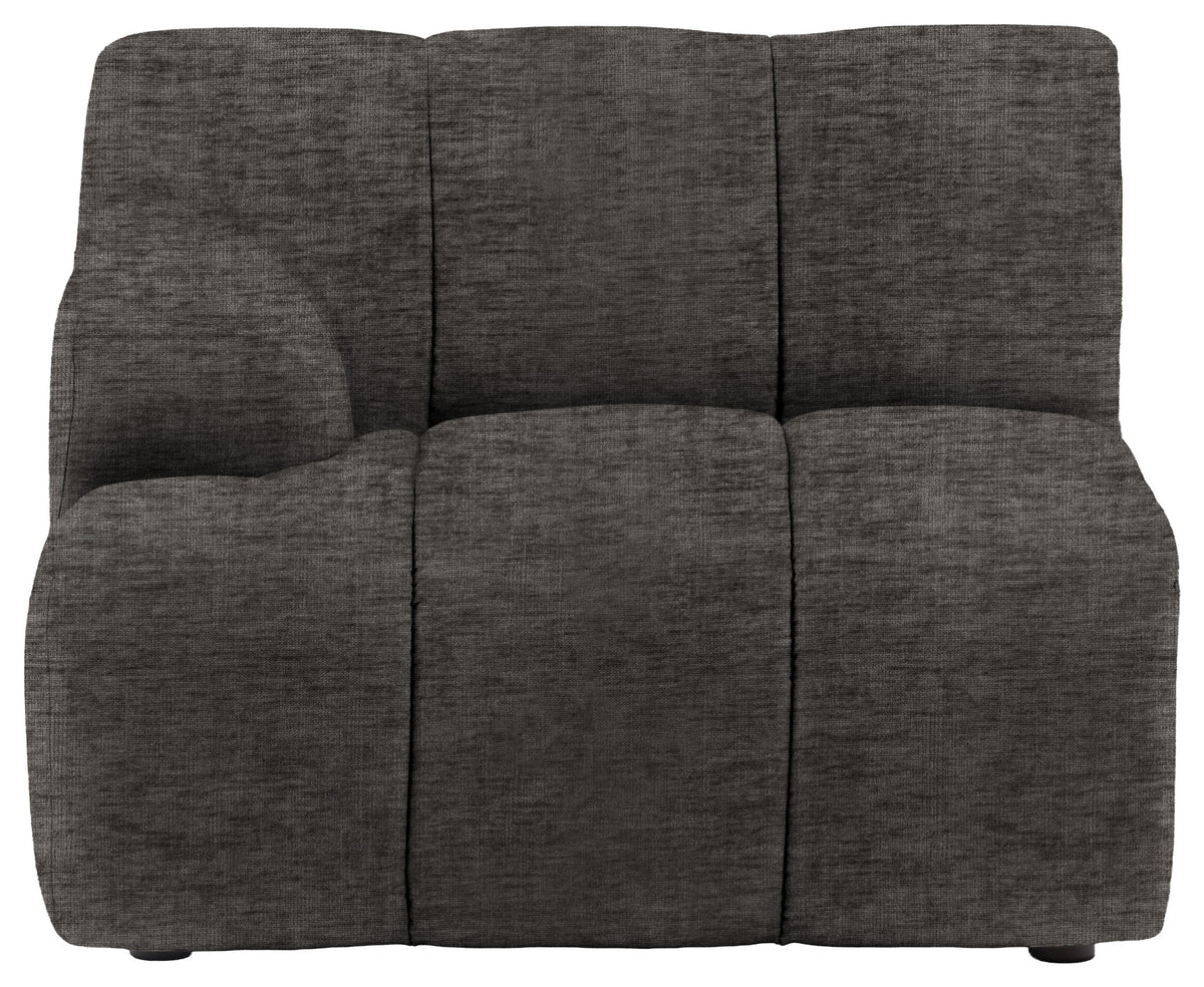 Gallery Direct Como LH Arm Module in Celine Flagstone upholstery, product view