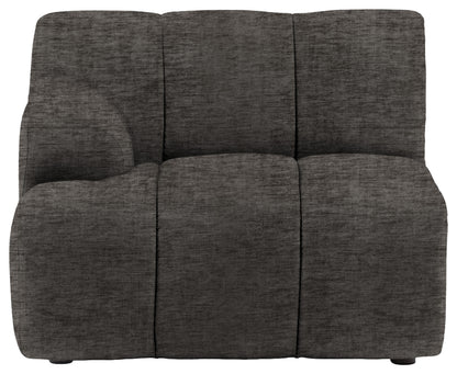 Gallery Direct Como LH Arm Module in Celine Flagstone upholstery, product view