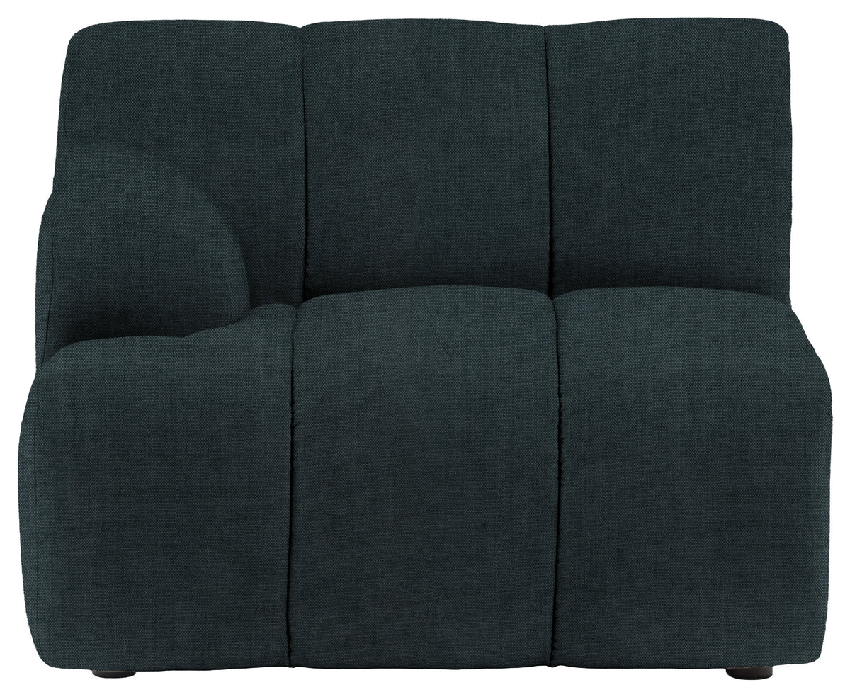 Gallery Direct Como LH Arm Module in Verona Topaz upholstery, product view