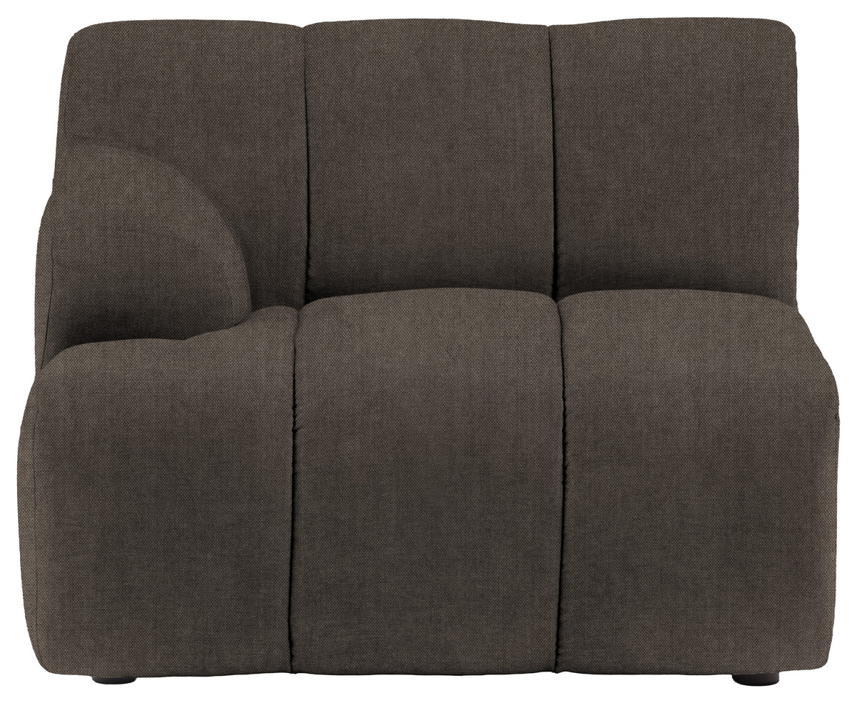 Gallery Direct Como LH Arm Module in Verona Twilight upholstery, product view