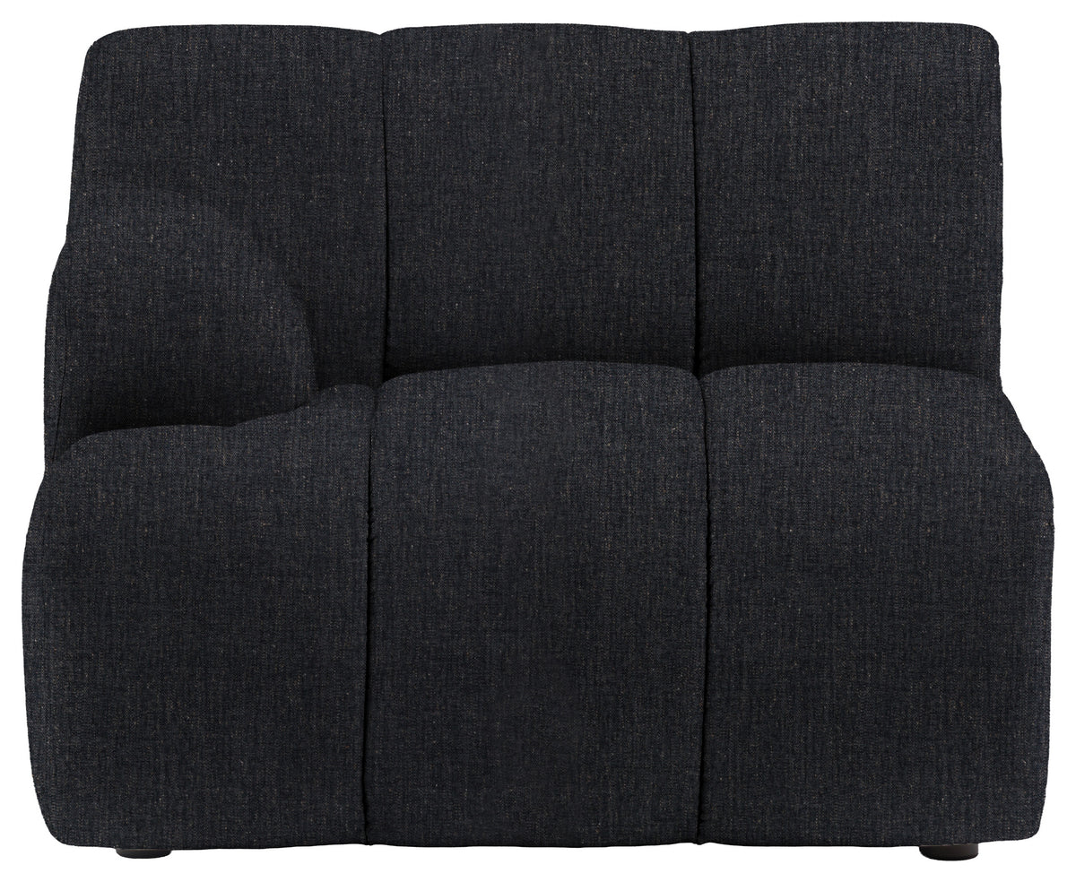 Gallery Direct Como LH Arm Module in Willow Pacific upholstery, product view