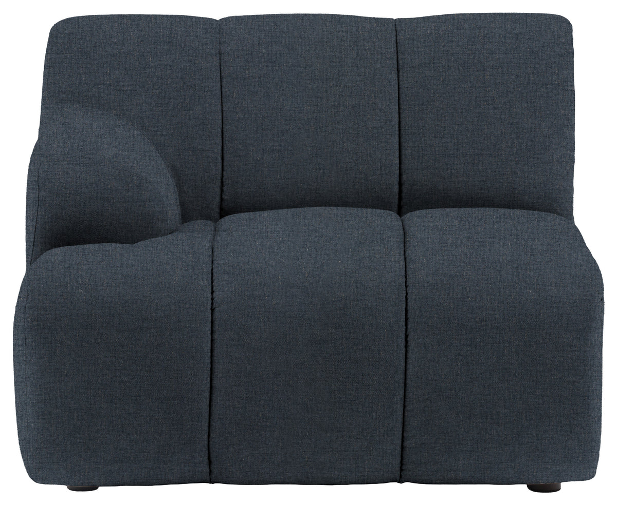 Gallery Direct Como LH Arm Module in Willow Waves upholstery, product view