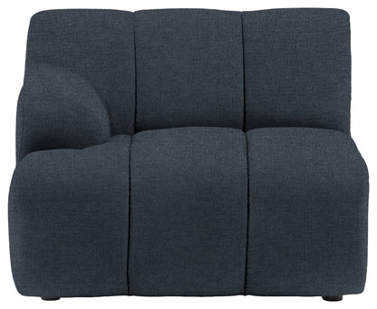 Gallery Direct Como LH Arm Module in Willow Waves upholstery, product view