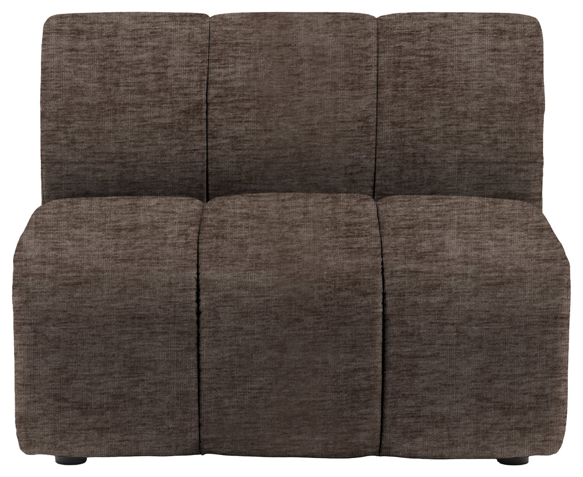 Gallery Direct Como Module 1 Seater in Celine Shadow upholstery, product view