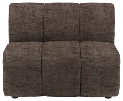Gallery Direct Como Module 1 Seater in Celine Shadow upholstery, product view