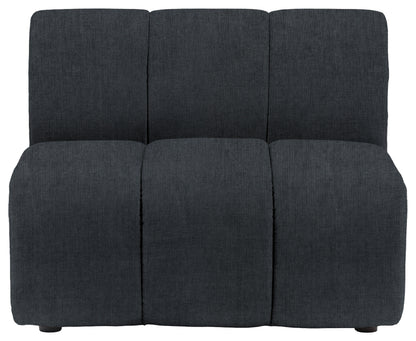 Gallery Direct Como Module 1 Seater in Verona Azure upholstery, product view