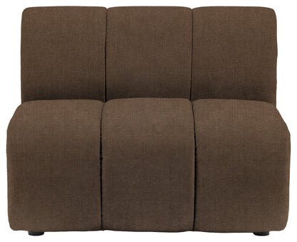 Gallery Direct Como Module 1 Seater in Verona Sepia upholstery, product view