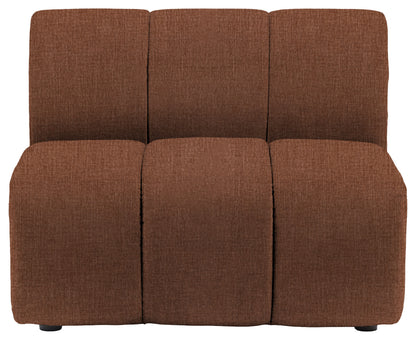 Gallery Direct Como Module 1 Seater in Willow Henna upholstery, product view