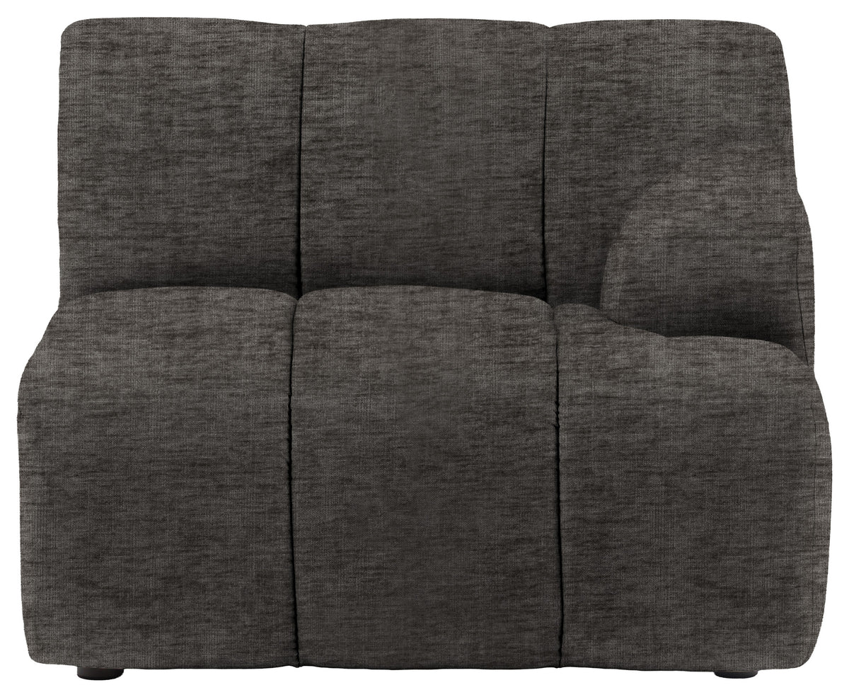 Gallery Direct Como RH Arm Module in Celine Flagstone upholstery, product view