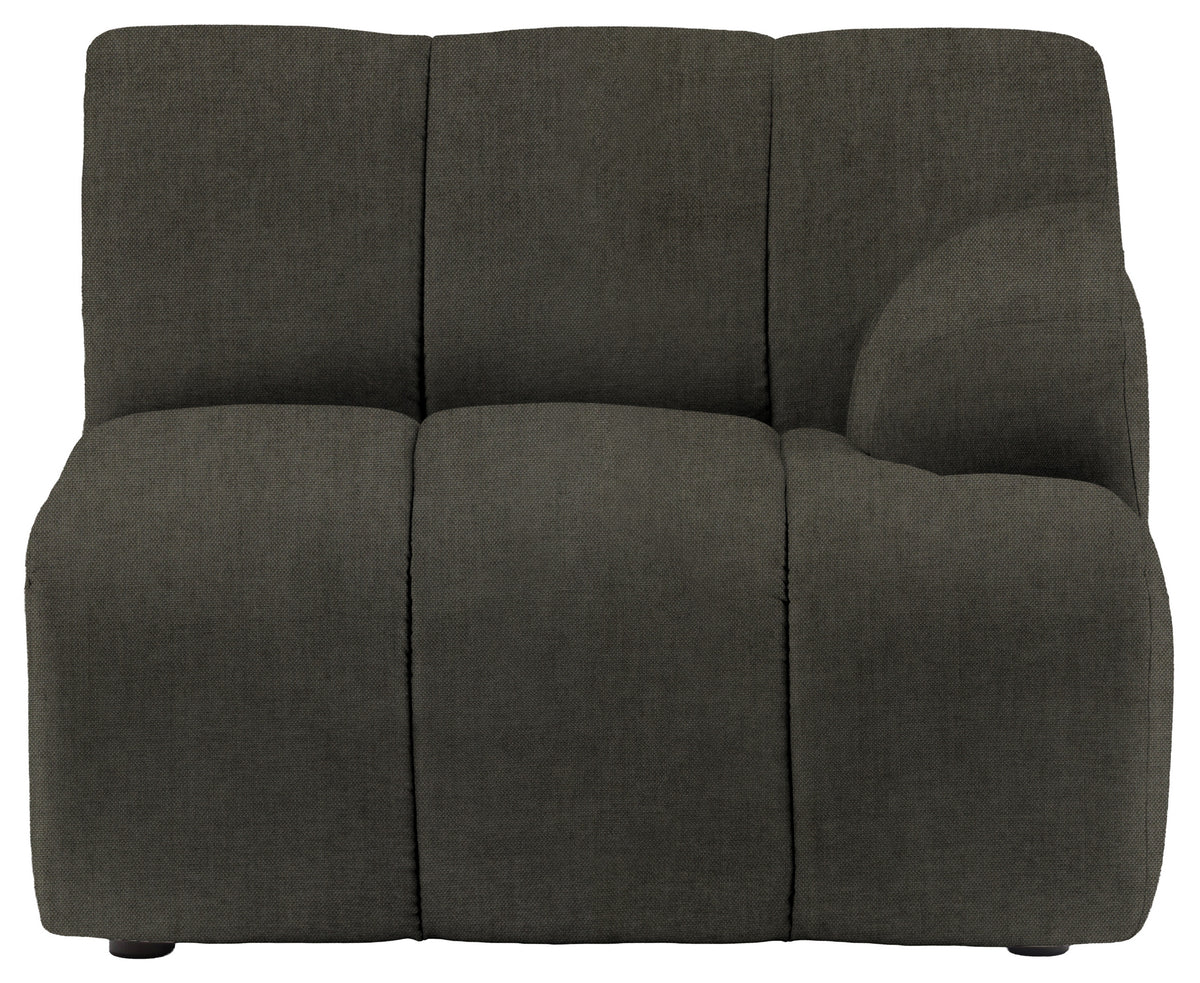 Gallery Direct Como RH Arm Module in Verona Pine upholstery, product view