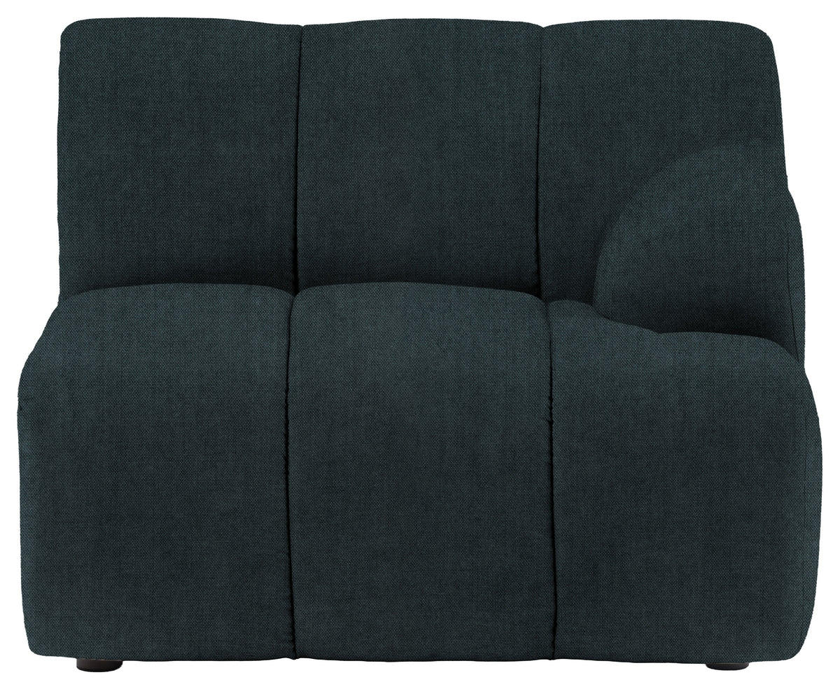 Gallery Direct Como RH Arm Module in Verona Topaz upholstery, product view
