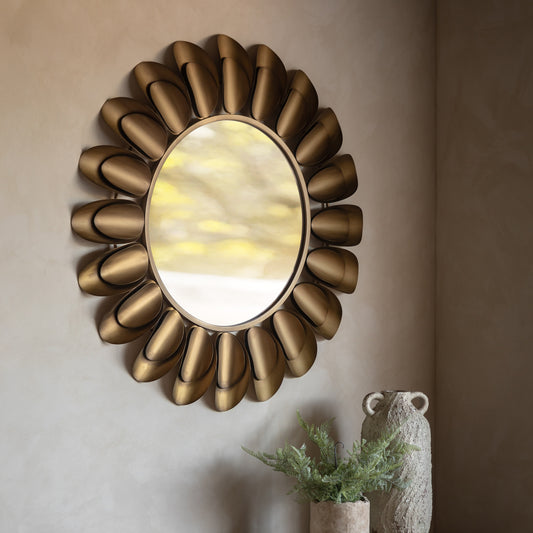 Gallery Direct Cranfield Mirror displayed in a styled interior