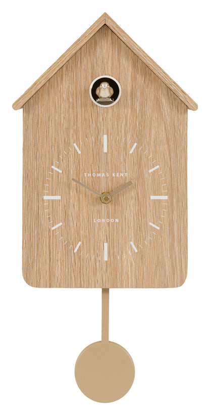 Gallery Direct Cuckoo Clock Oak, complete product view