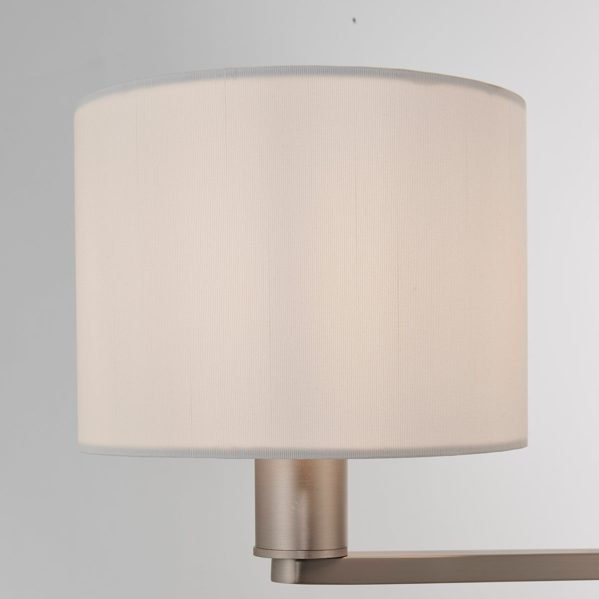 Gallery Direct Daley 3 Pendant Matt Nickel, close-up of the finish and design