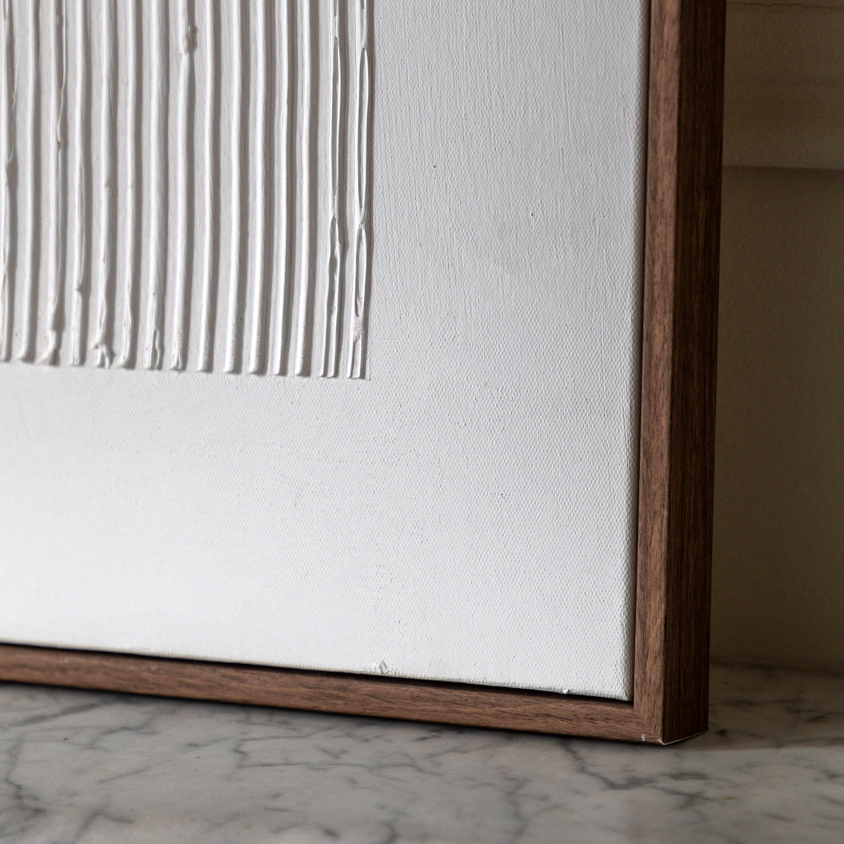 Gallery Direct Depth Framed Canvas, close-up of the artwork and frame details