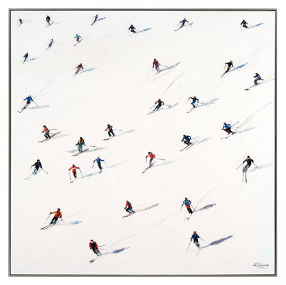Gallery Direct Downhill Framed Art, complete product view
