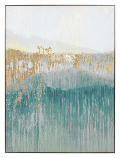 Gallery Direct Early Morning Horizon Framed Canvas, complete product view