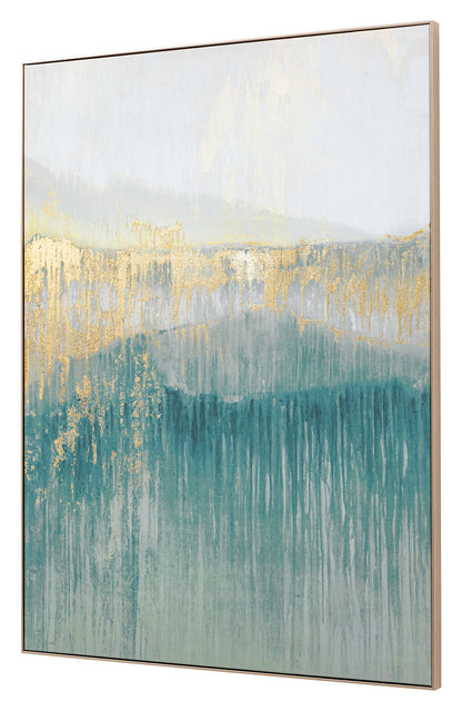 Gallery Direct Early Morning Horizon Framed Canvas, complete product view
