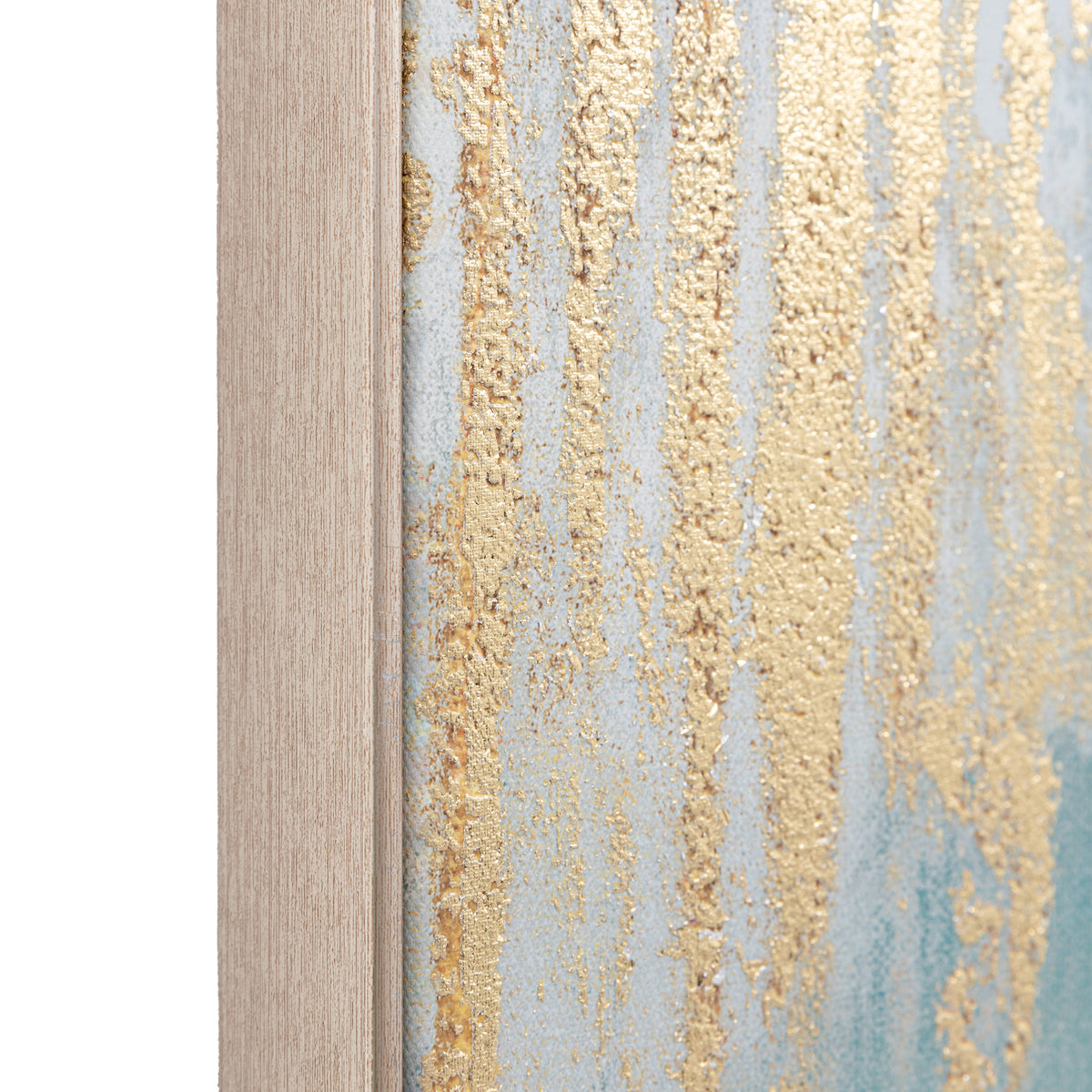 Gallery Direct Early Morning Horizon Framed Canvas, close-up of the artwork and frame details
