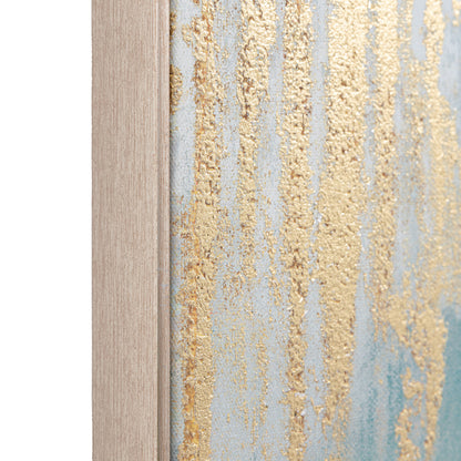 Gallery Direct Early Morning Horizon Framed Canvas, close-up of the artwork and frame details