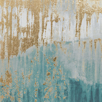 Gallery Direct Early Morning Horizon Framed Canvas, close-up of the artwork and frame details