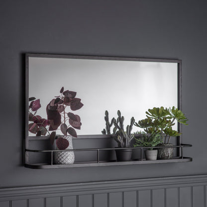 Gallery Direct Emerson Overmantel Mirror displayed in a styled interior
