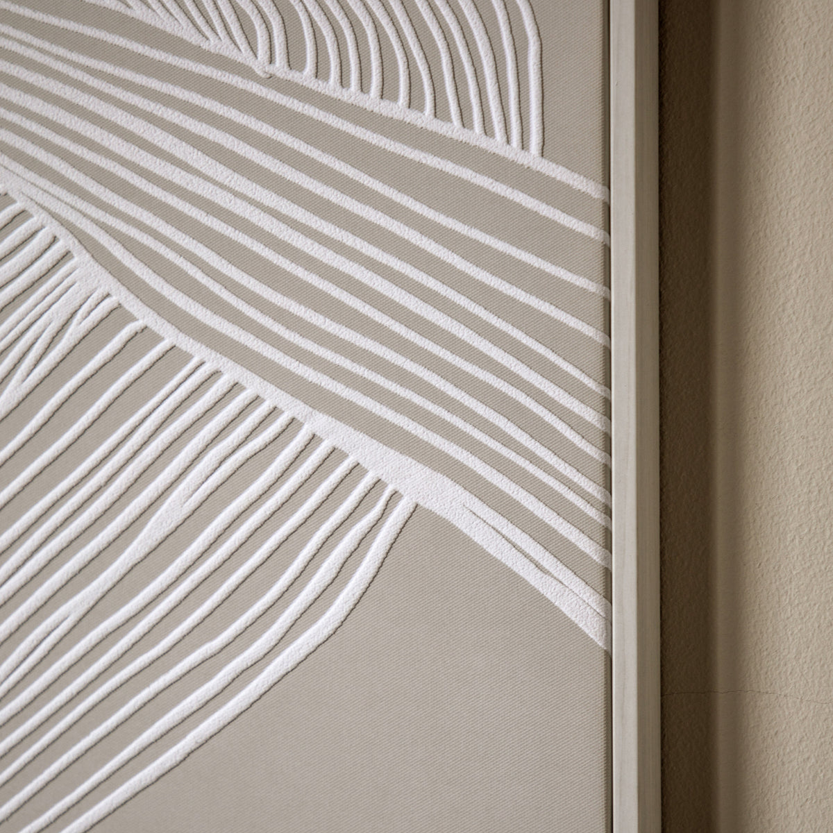 Gallery Direct Entangled Framed Canvas, close-up of the artwork and frame details