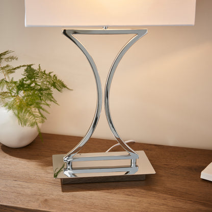Gallery Direct Epalle Table Lamp, close-up of the finish and design