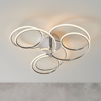 Gallery Direct Eterne Ceiling Light, styled in a room setting