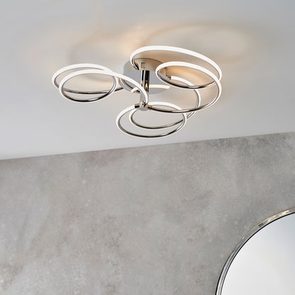 Gallery Direct Eterne Ceiling Light, styled in a room setting